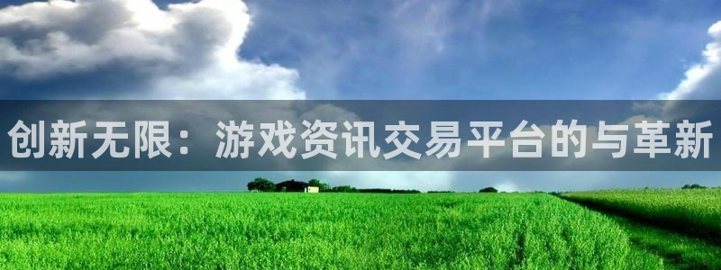 赢咖娱乐官网：创新无限：游戏资讯交易平台的与革新